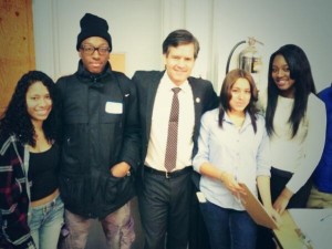 City-As-School Students meet with State Senator Brad Hoylman at the Performance-Based Education Conference